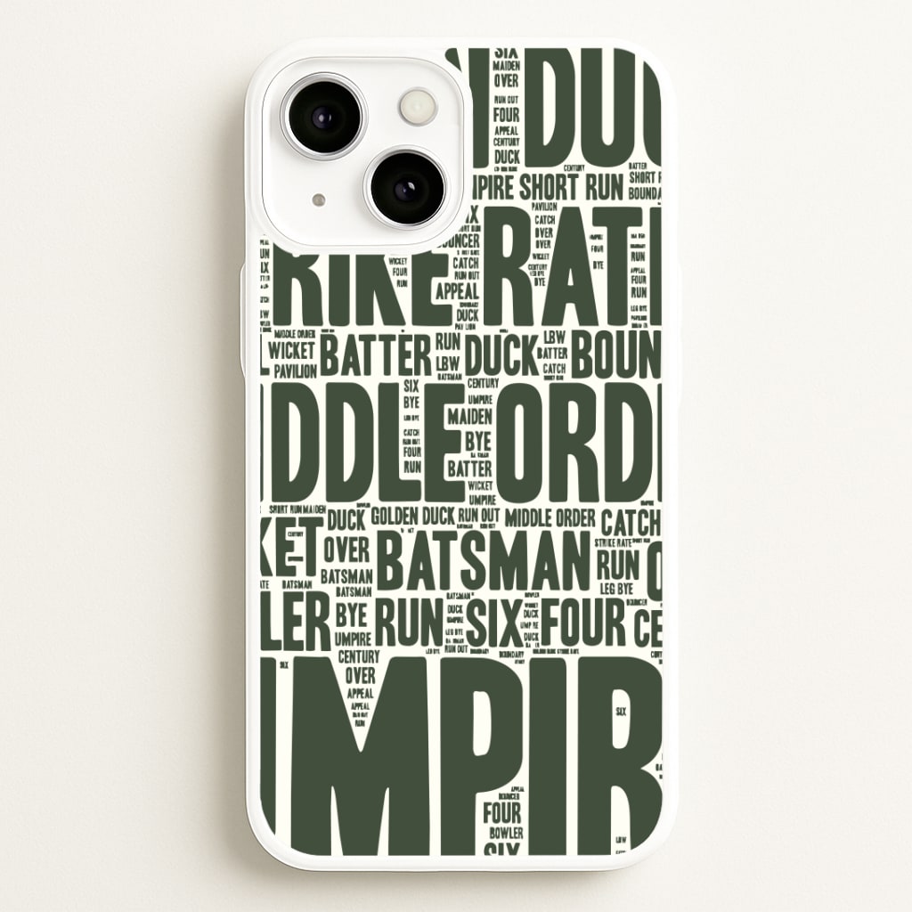Cricket Wordscape iPhone 13 Case