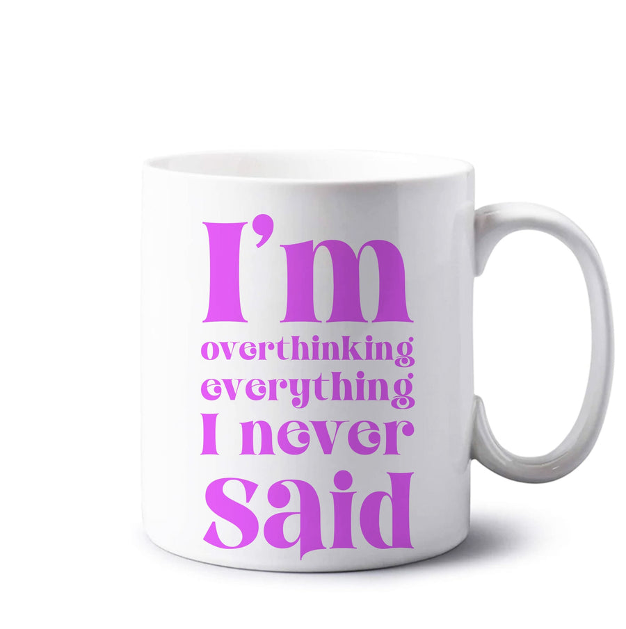 I'm Overthinking Everything - Gracie Abrams Mug