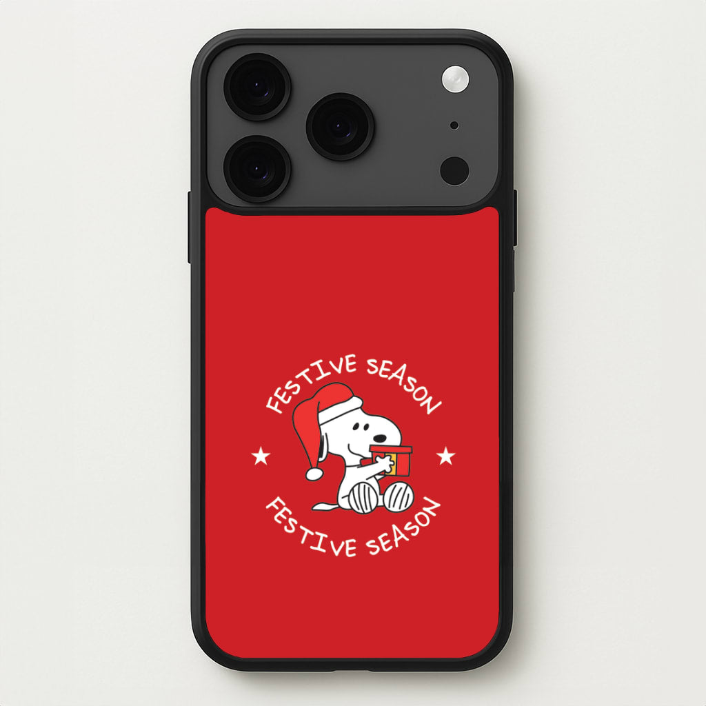 Cartoon Beagle Festive Season iPhone 17 Pro Case