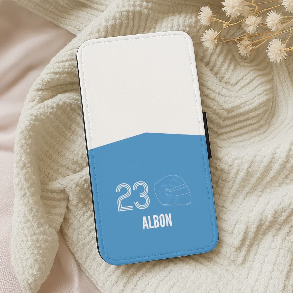 Albon Helmet 2026 Leather Phone Case