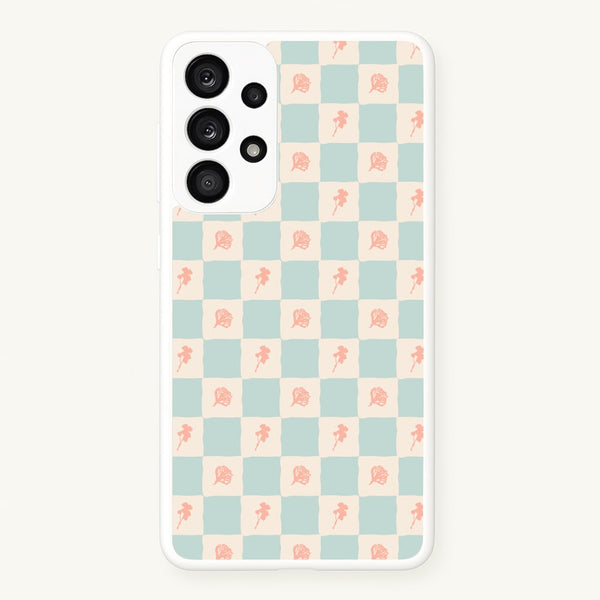 Patchwork Floral Pattern Galaxy A53 Case