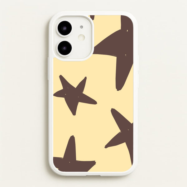 Vanilla & Chocolate Stars iPhone 12 Mini Case