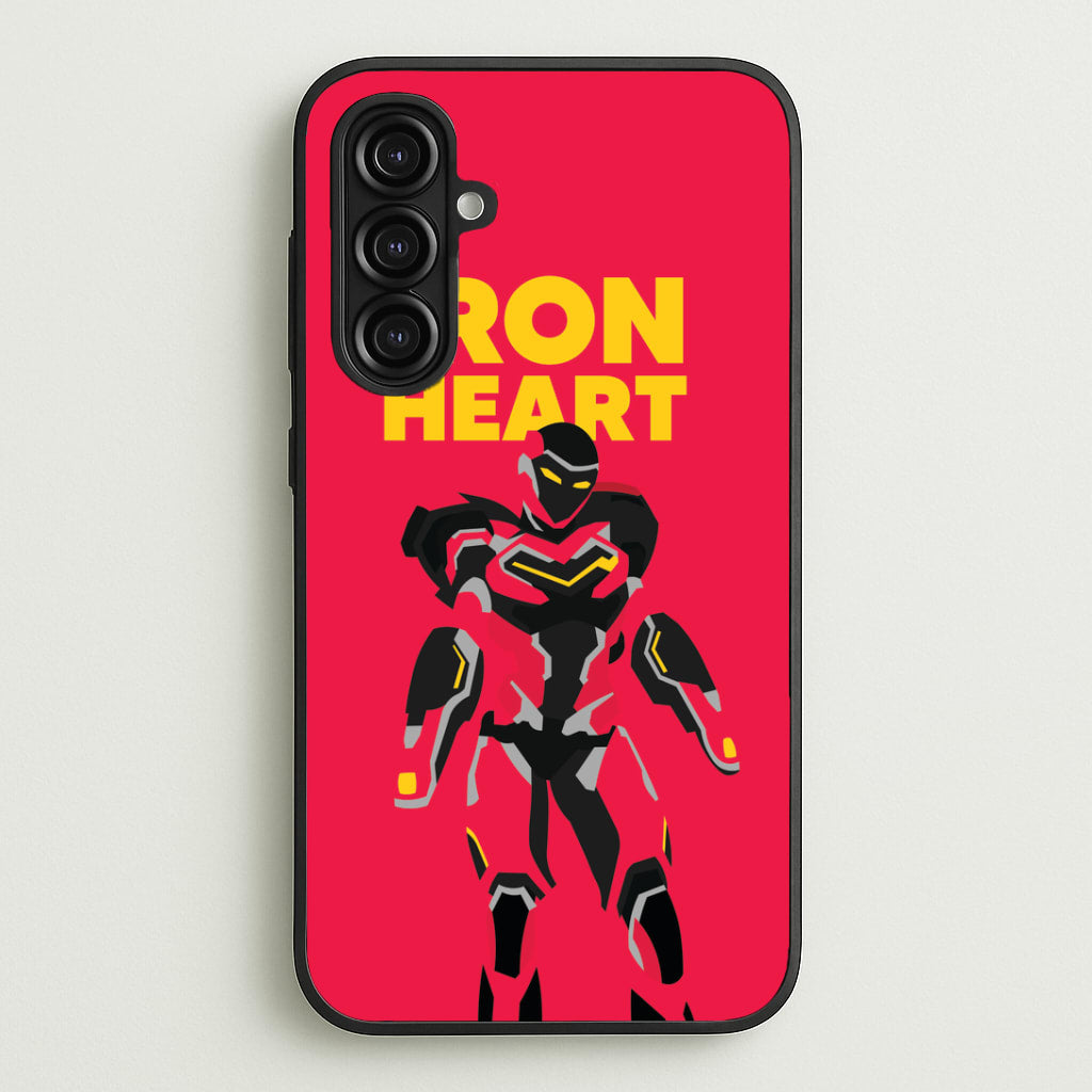 Metal Heart Hero Standing Galaxy A16 Case