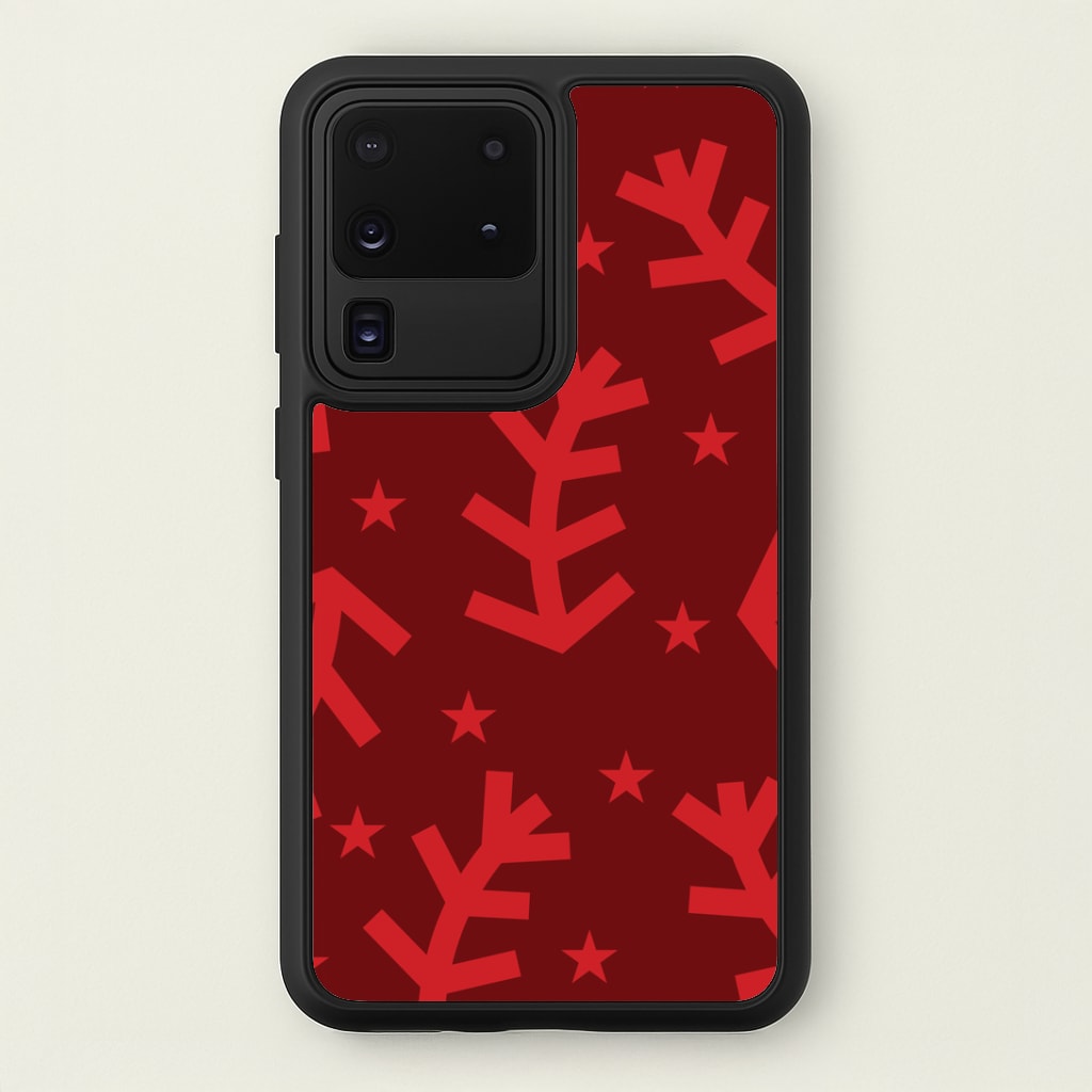 Abstract Ferns And Snowflakes Pattern Galaxy S20 Ultra Case