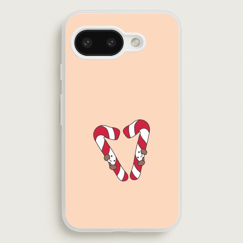 Christmas Candycane Plushies Google Pixel 9a Case