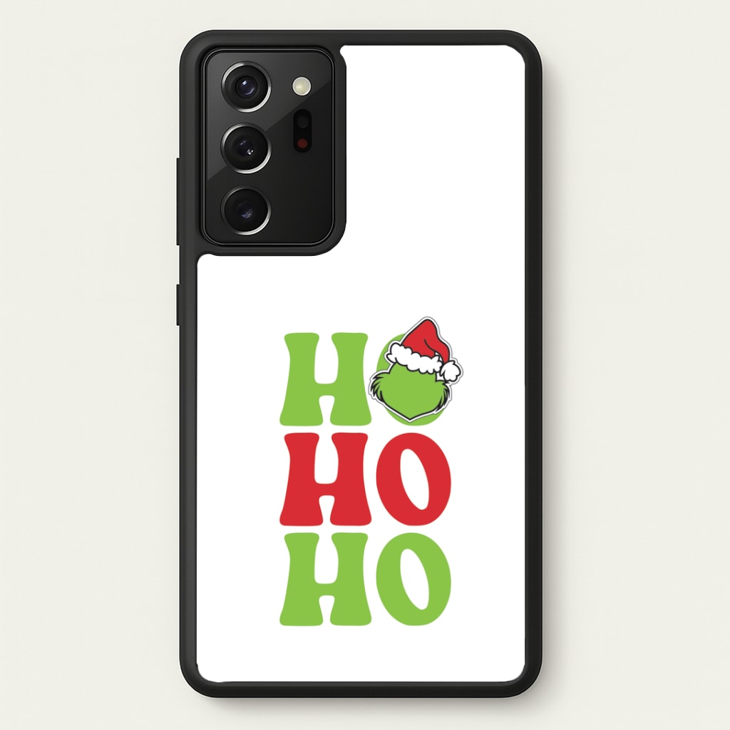 Green Ho Ho Ho Galaxy Note 20 Ultra Case
