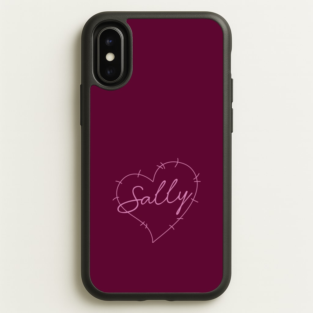Stitched Heart Sally iPhone X / XS Case