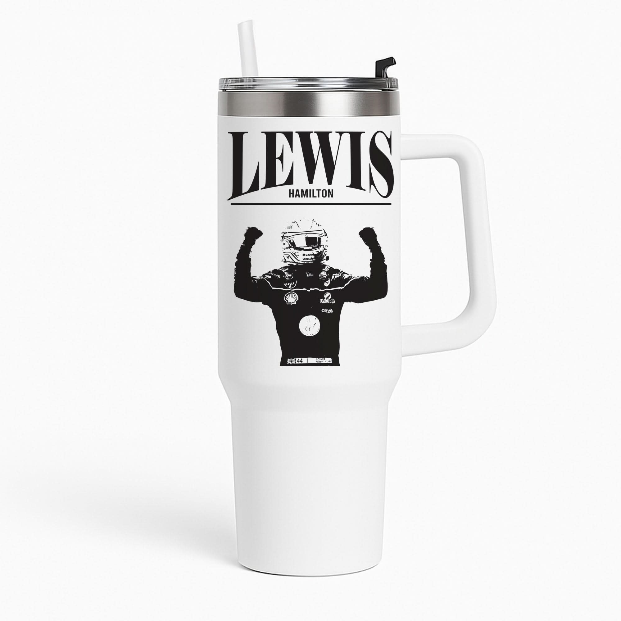 Lewis Red And Gold Tumbler