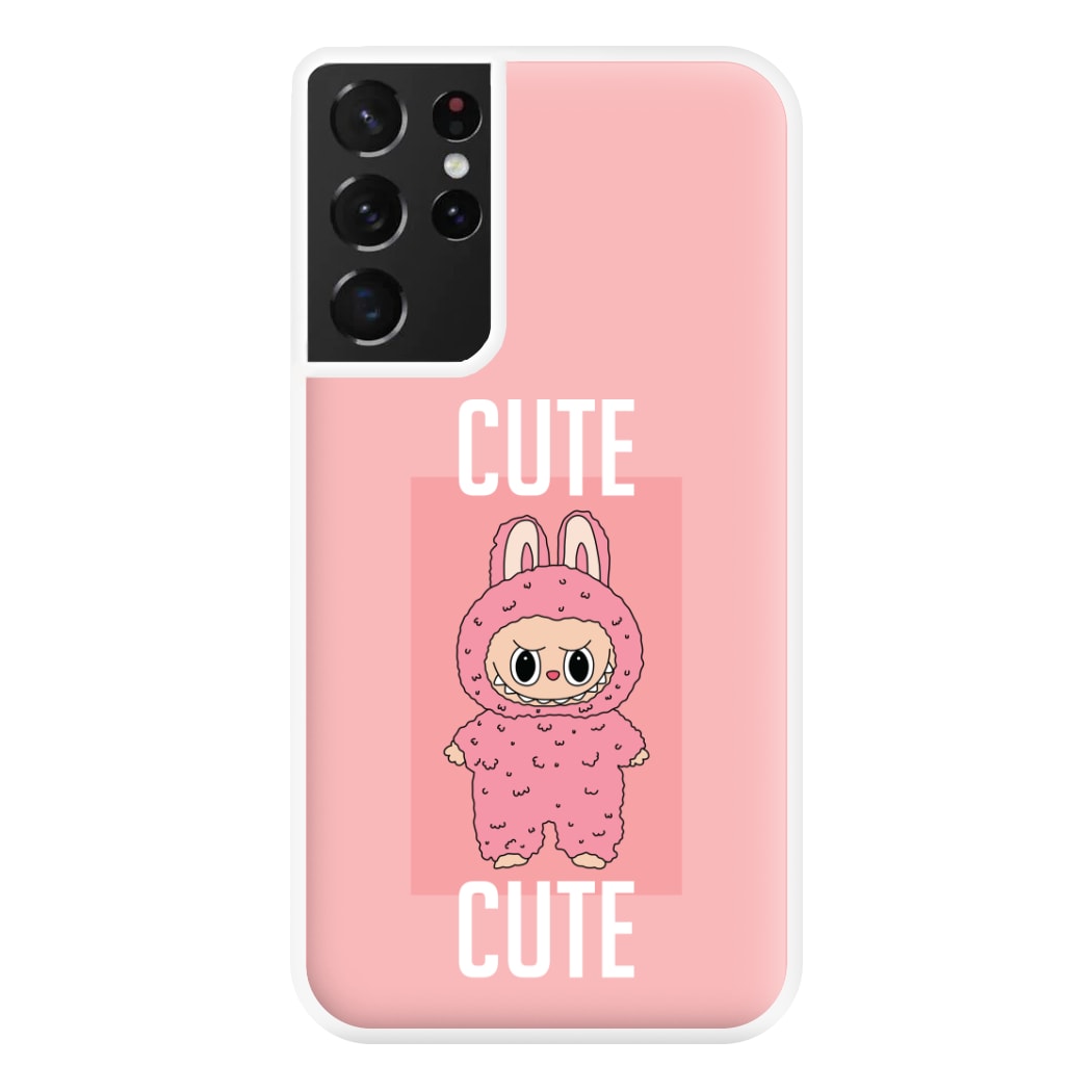 Cute Pink Monster Galaxy S21 Ultra Case