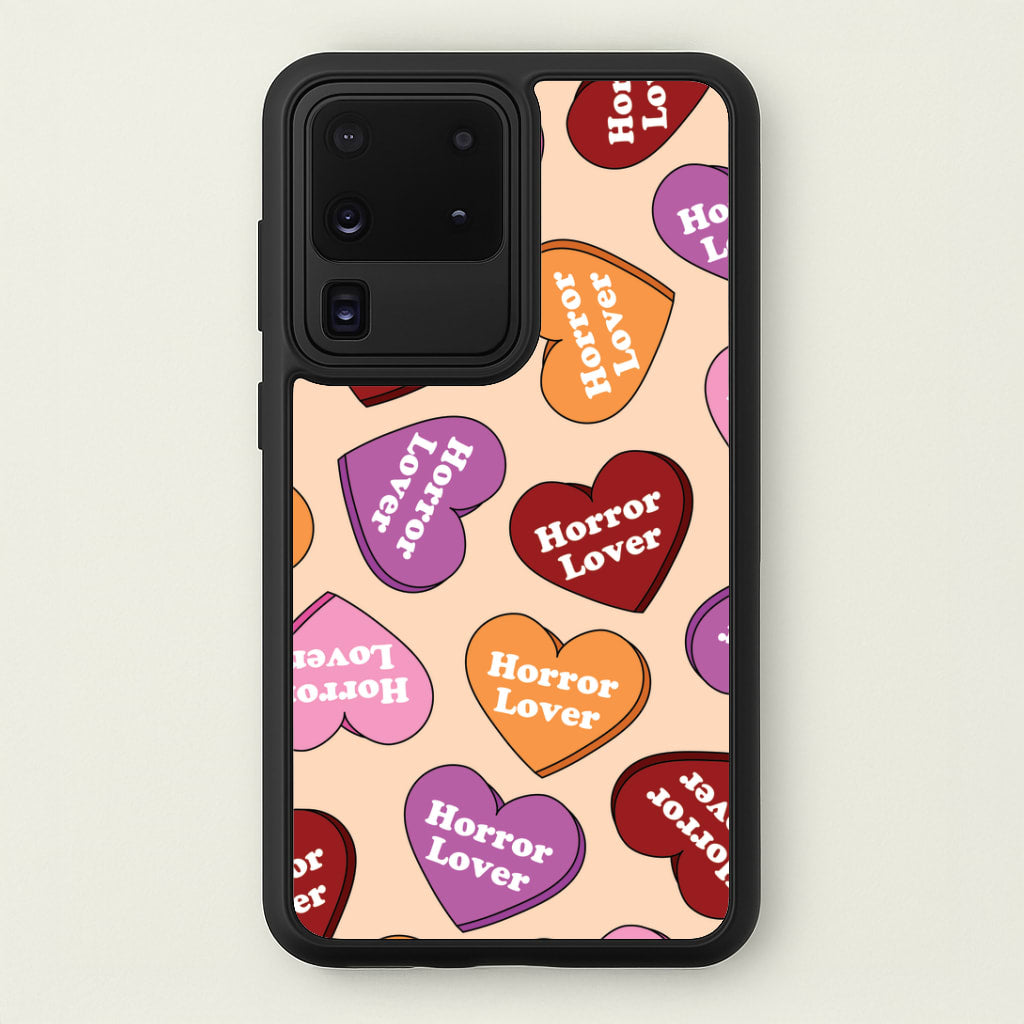 Horror Lover Hearts Pattern Galaxy S20 Ultra Case