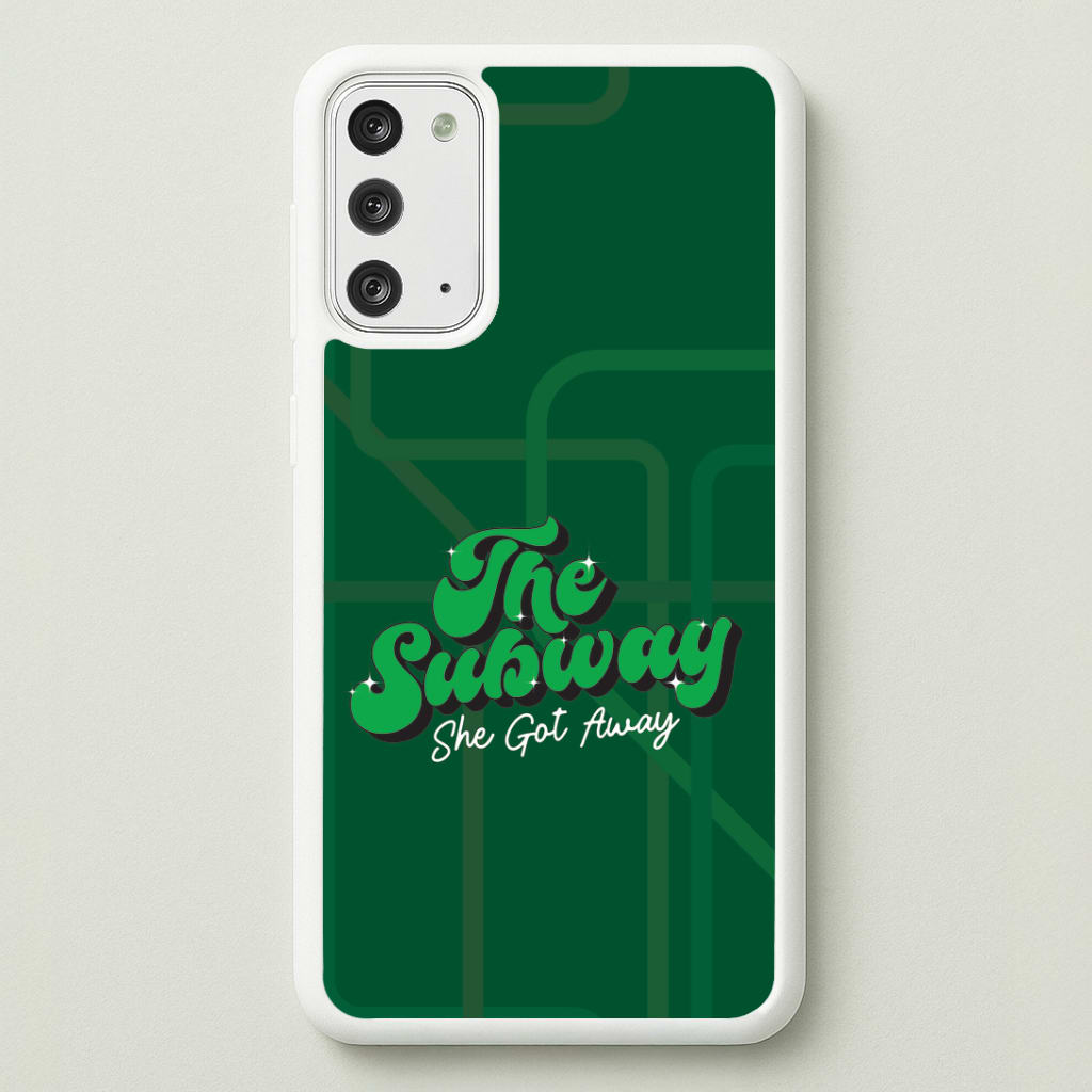 Subway Green Galaxy Note 20 Case