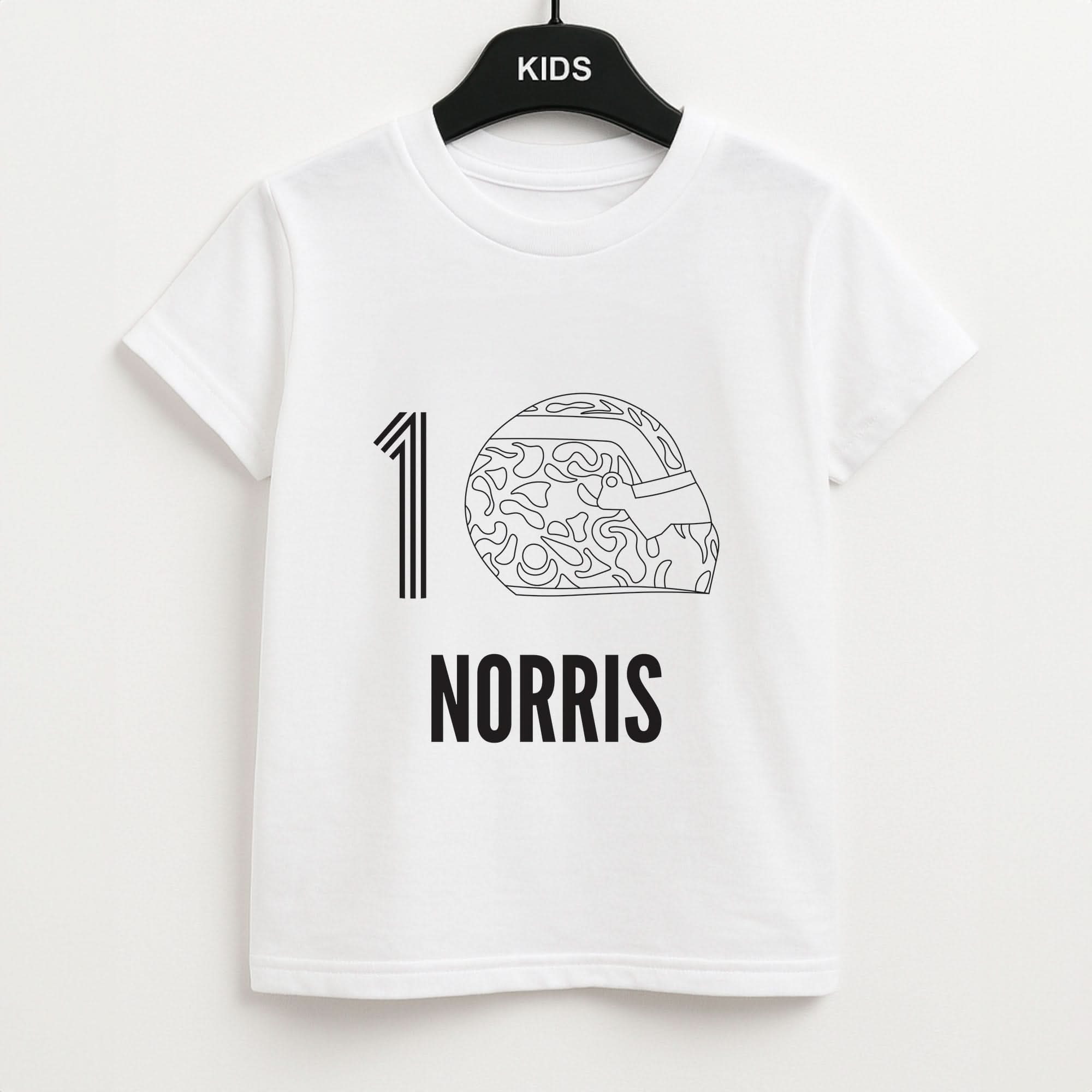 Norris Helmet 2026 Kids Unisex T-Shirt