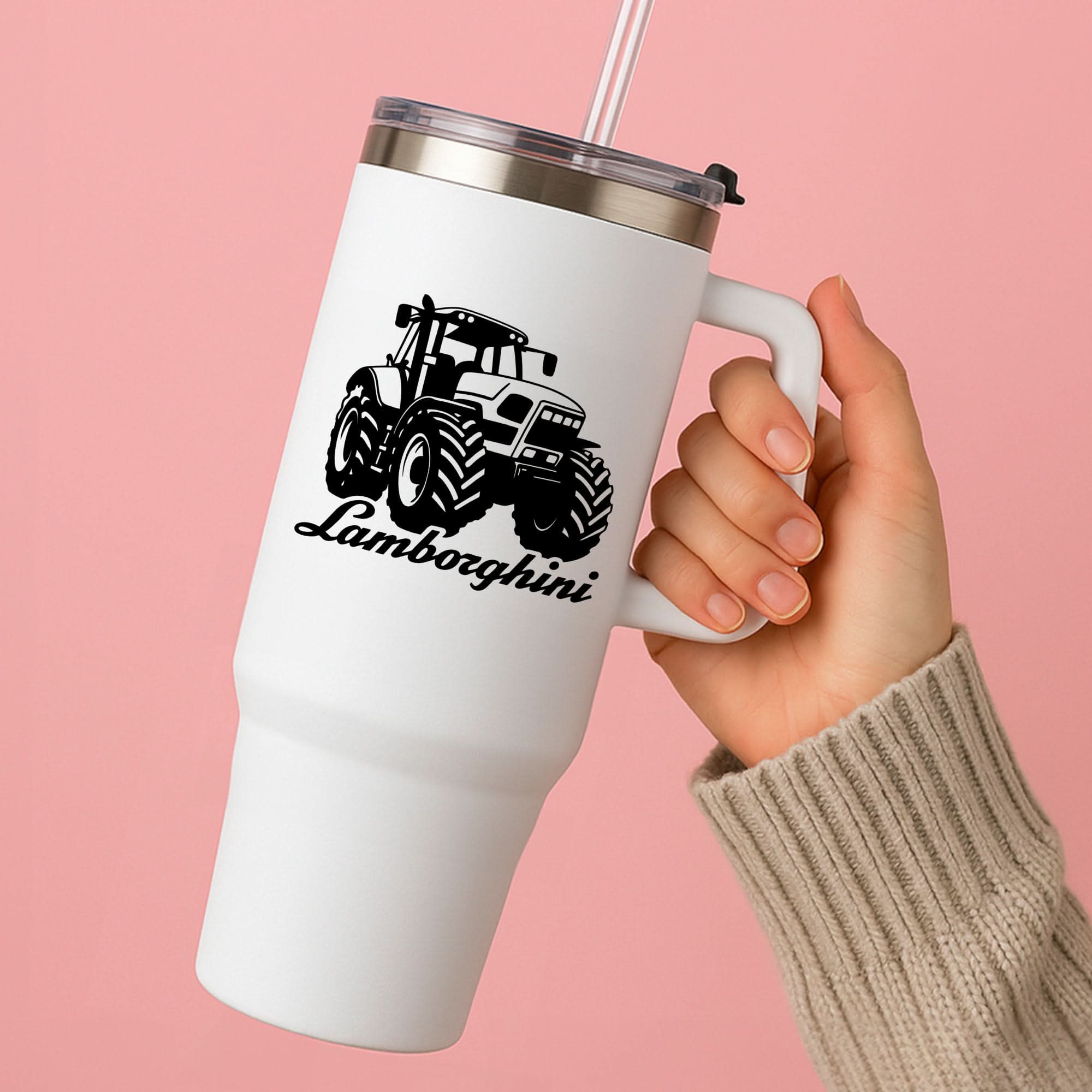 Lambo Tractor Tumbler
