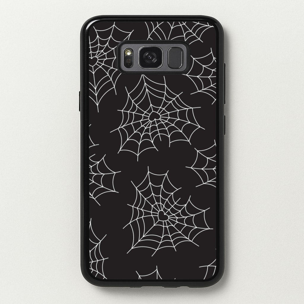 Spiderweb Hearts Pattern Galaxy S8 Case