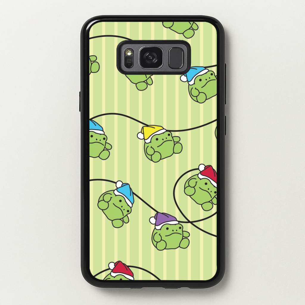 Christmas Frog Plush Fairylights Pattern Galaxy S8 Plus Case