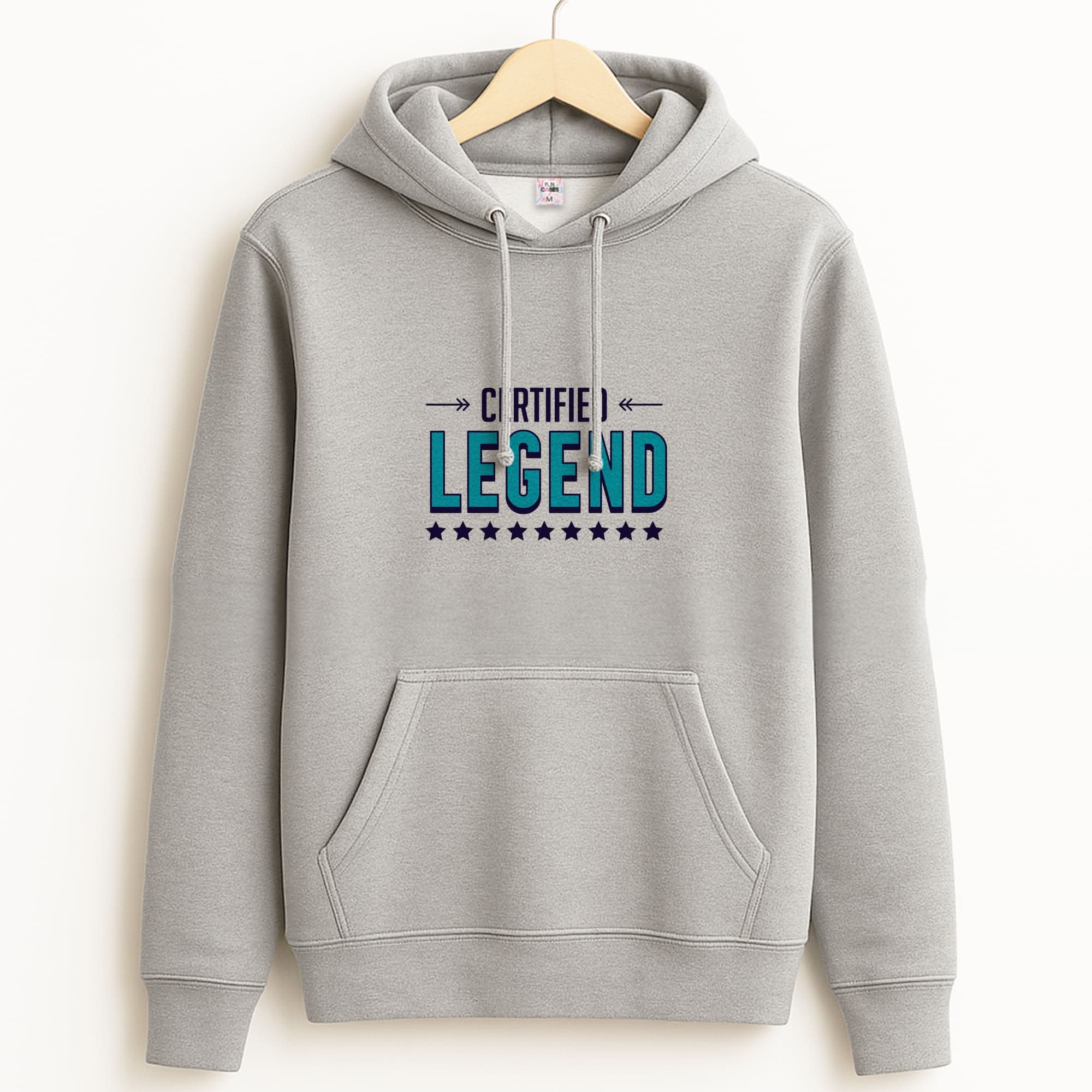 Certified Legend Unisex Grey Hoodie