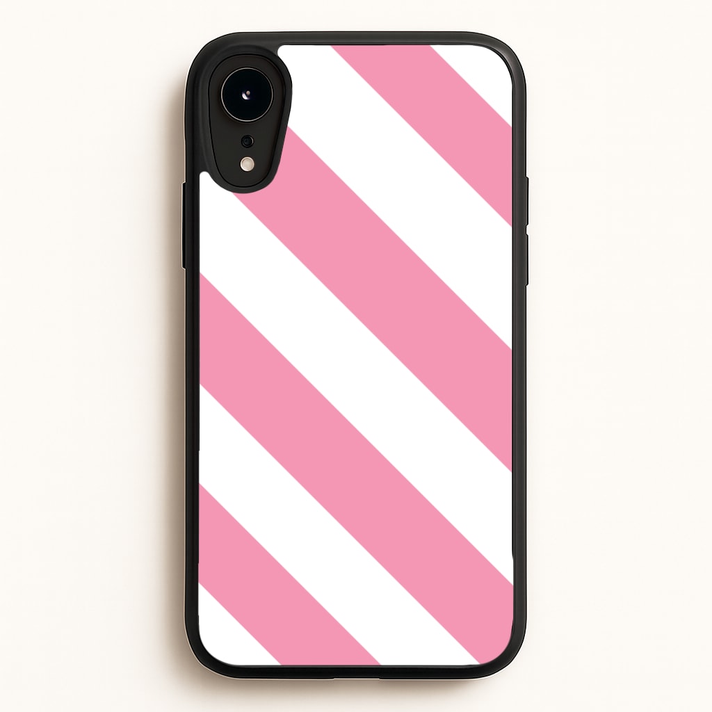 Candy Cane Stripes iPhone XR Case