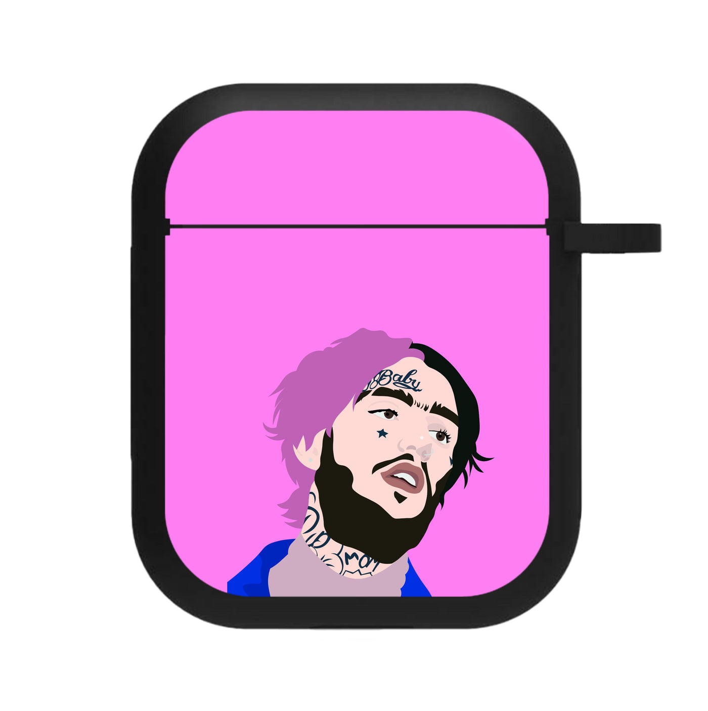 Pink And Black Hair - Lil Peep AirPods Case