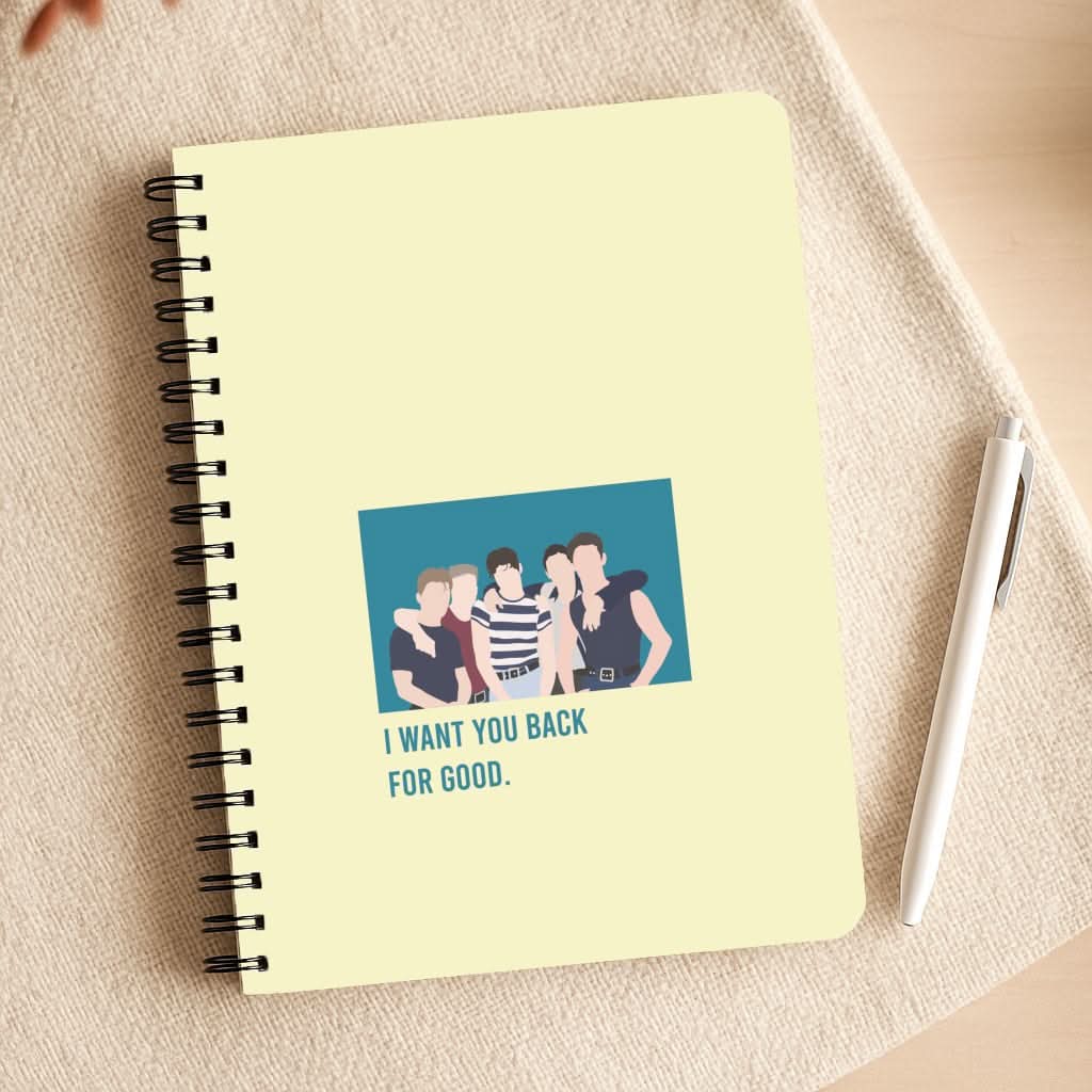 I Want You Back Notepad