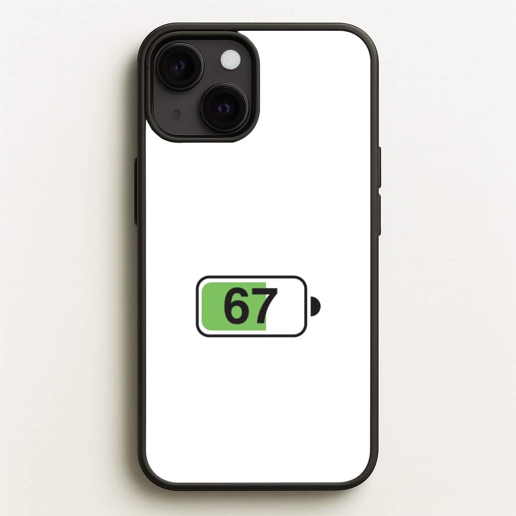 6 7 Battery iPhone 13 Case