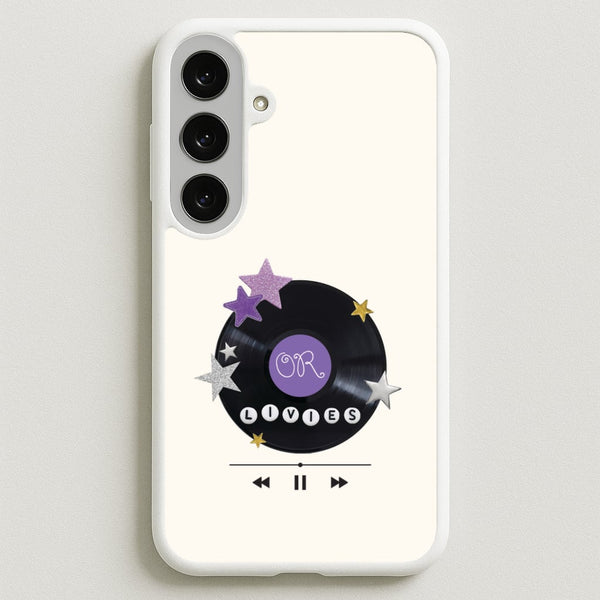 Amethyst Vinyl Scrapbook Galaxy S25FE Case