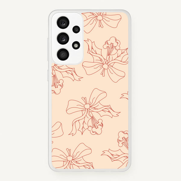 Cartoon Mouse Holly Pattern Galaxy A33 Case