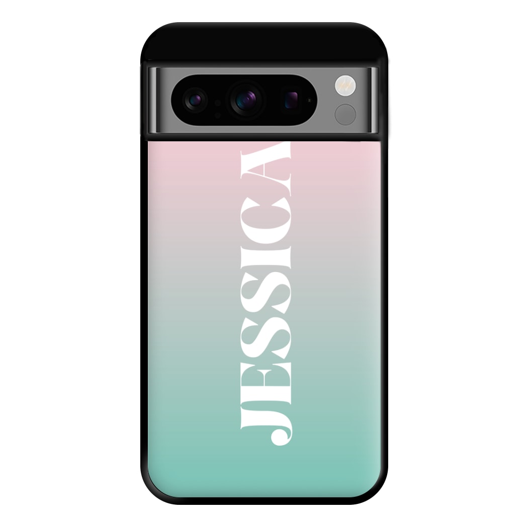Gradient Personalised Name Google Pixel 8 Pro Case