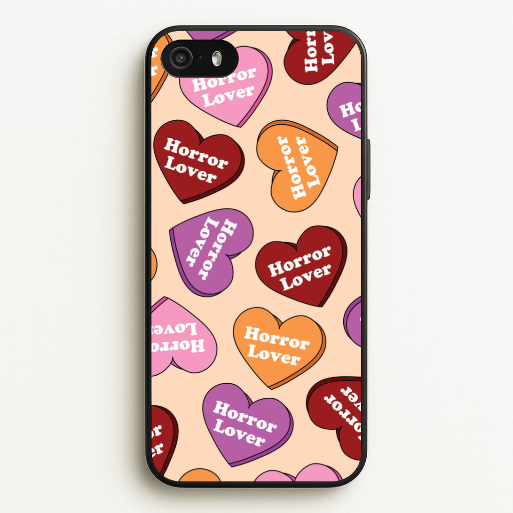 Horror Lover Hearts Pattern iPhone 5 / 5s / SE 2016 Case