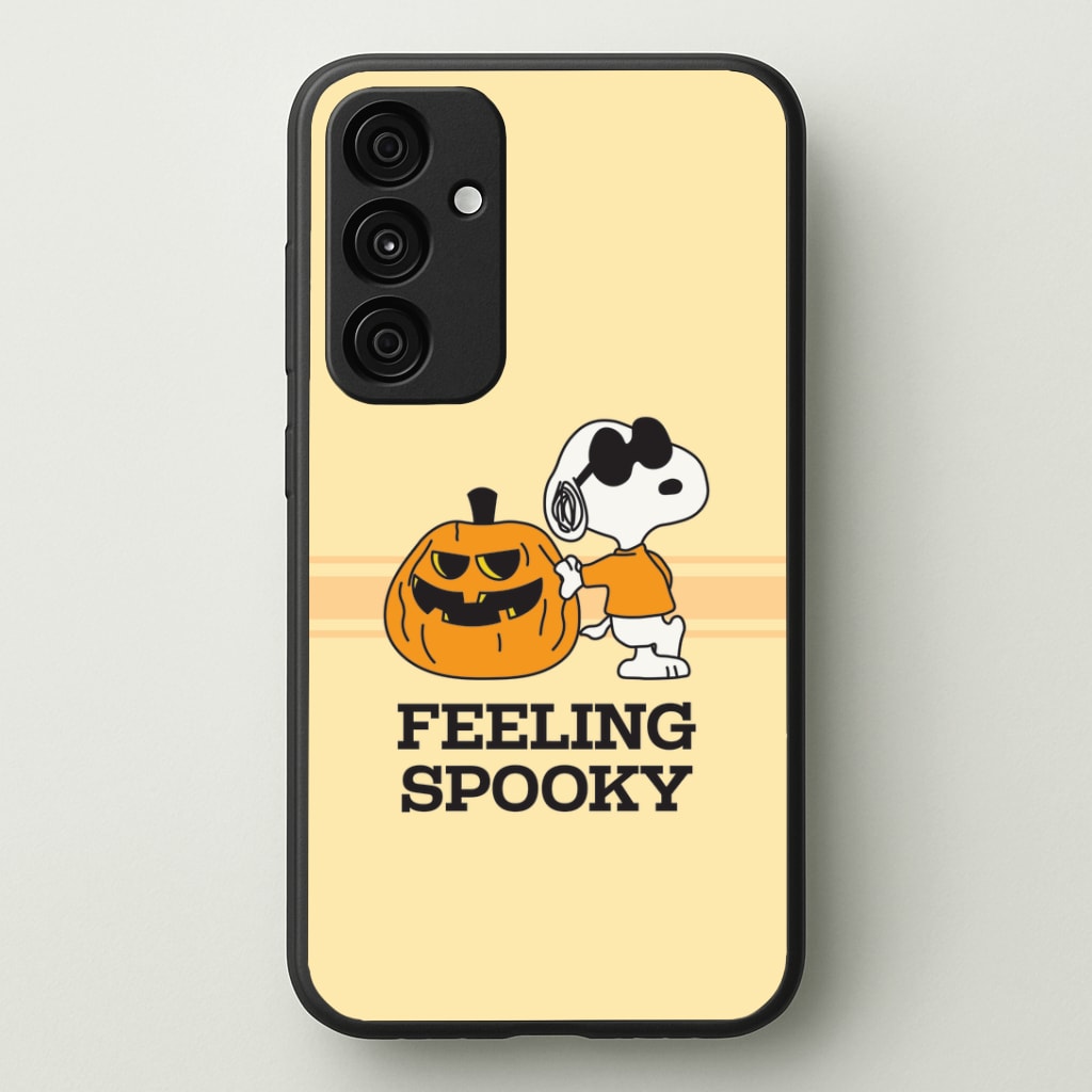 Feeling Spooky Cartoon Beagle Galaxy A55 Case