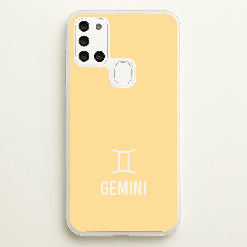 Gemini Pastel Zodiac Galaxy A21s Case