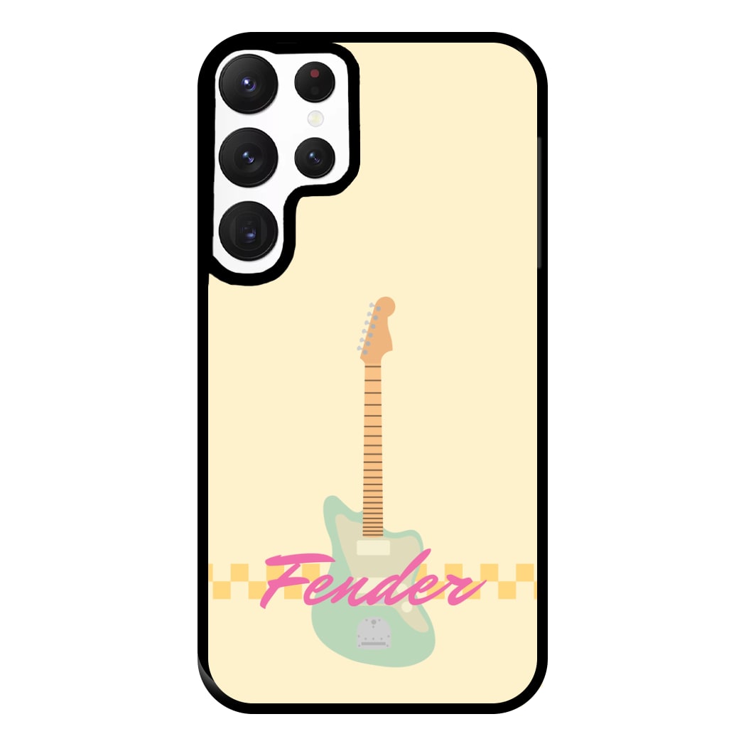 Blue Guitar Fender Galaxy S22 Ultra Case