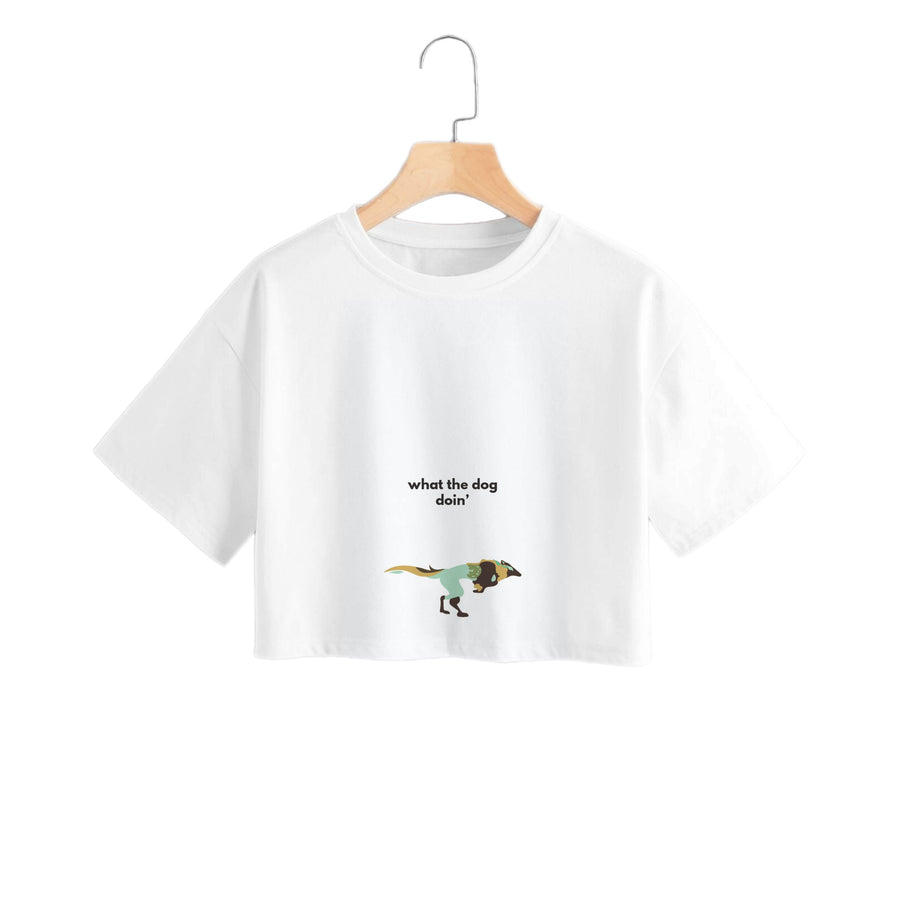 What The Dog Doin' - Valorant Crop Top