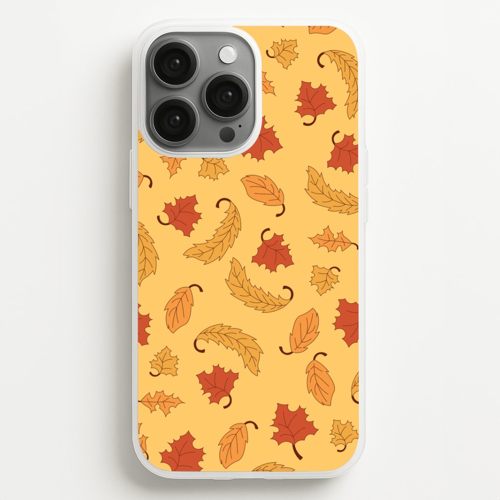 Leaves Assortment Pattern iPhone 13 Pro Case