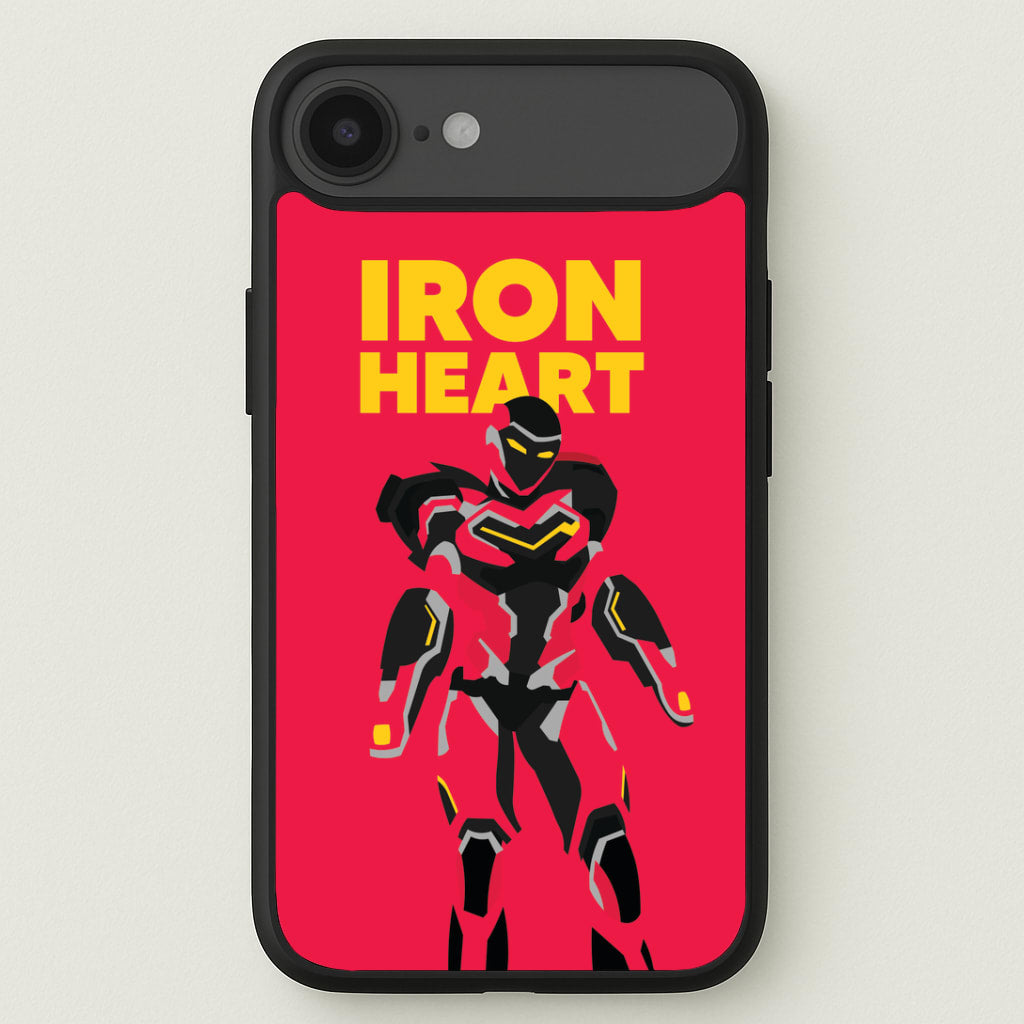 Metal Heart Hero Standing iPhone 17 Air Case