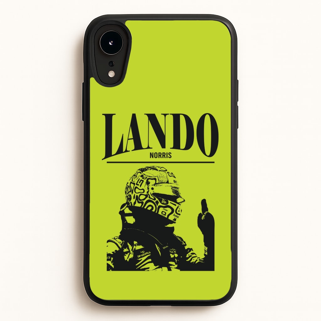 Lando Black And Green iPhone XR Case