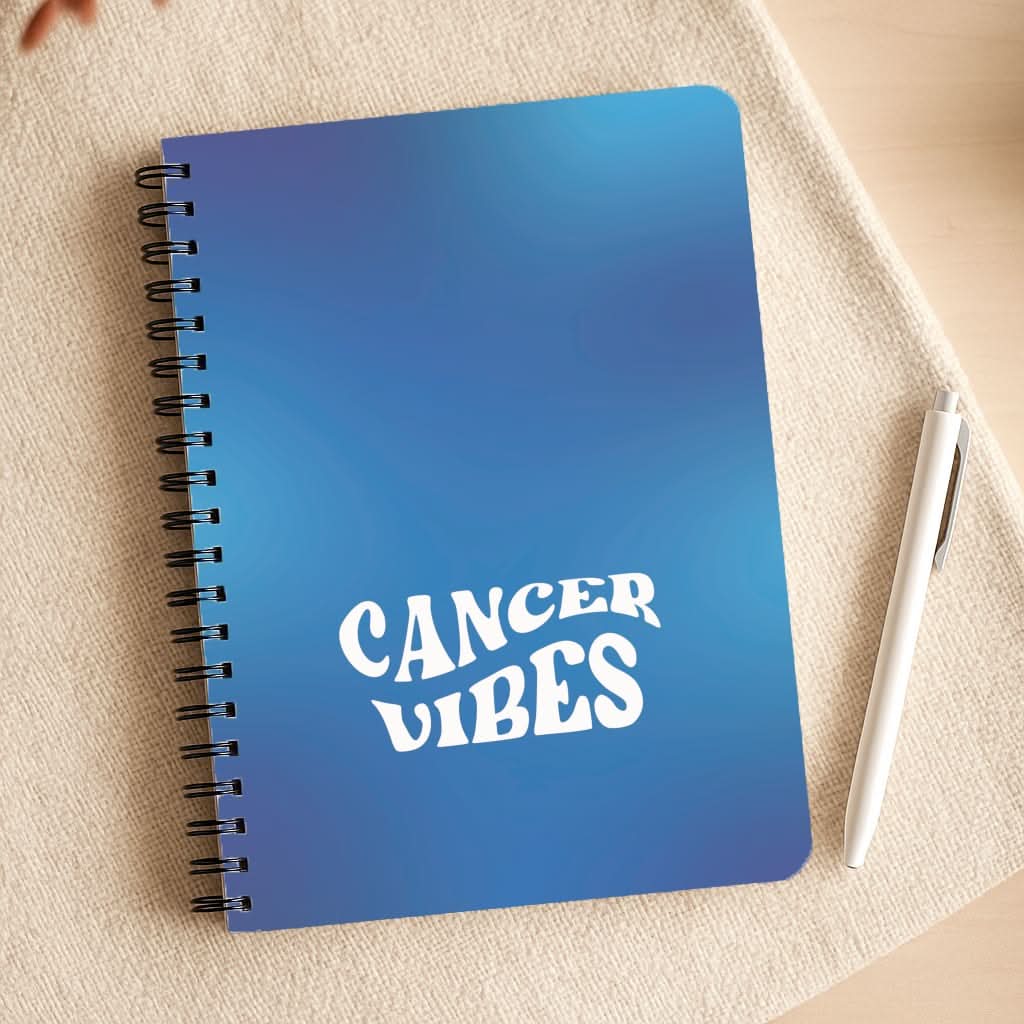 Cancer Vibes Gradient Zodiac Notepad