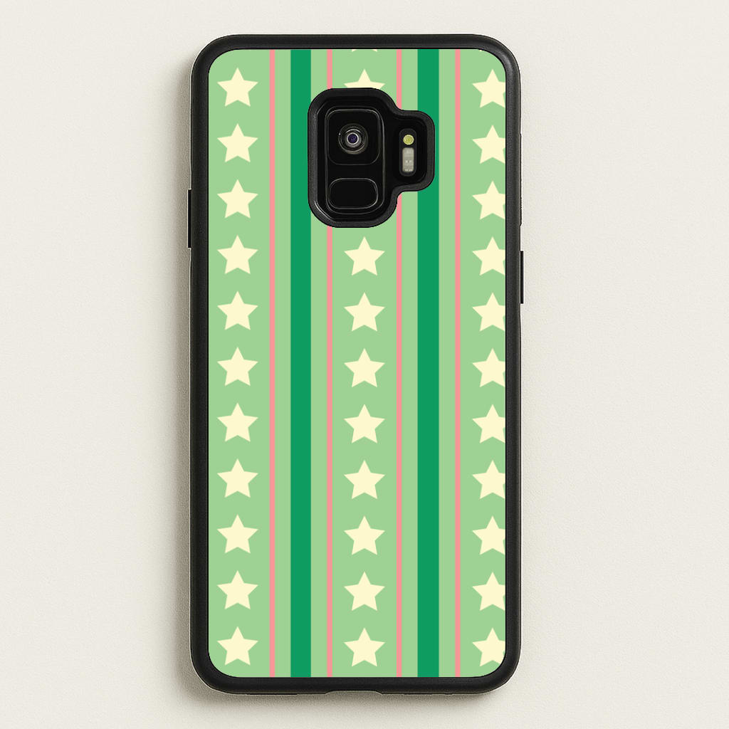 Stars And Stripes Christmas Pattern Galaxy S9 Case