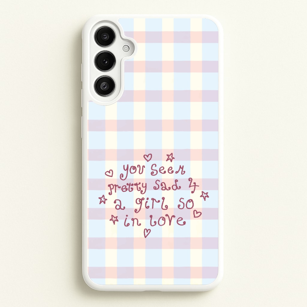 Dreamy Plaid Galaxy A36 Case