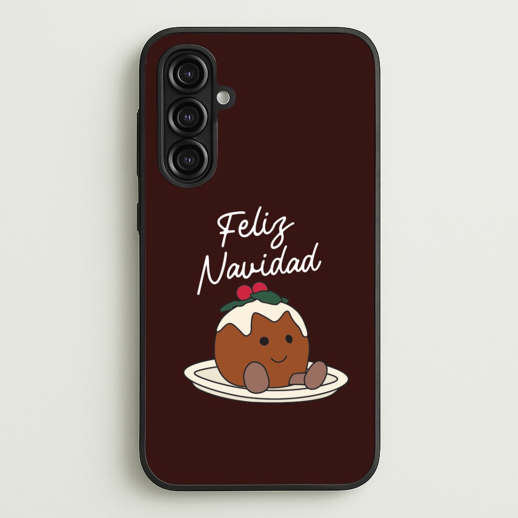 Christmas Pudding Plush Galaxy A16 Case
