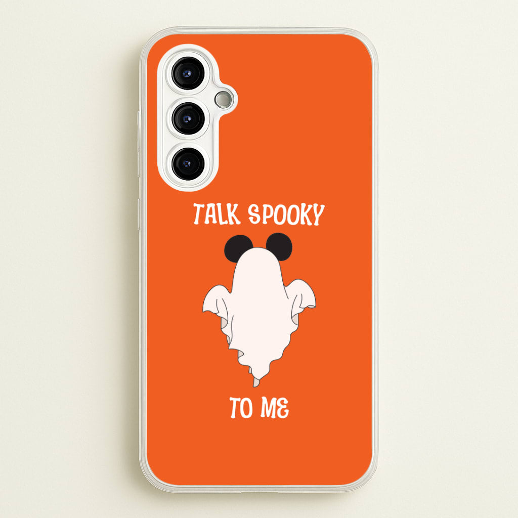 Talk Spooky To Me Mouse Ghost Galaxy A54 Case