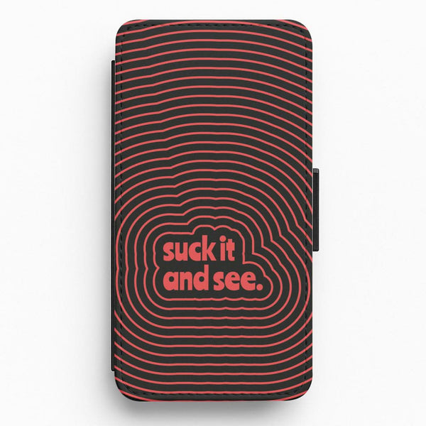 Suck It And See Psychedelic Flip / Wallet Phone Case