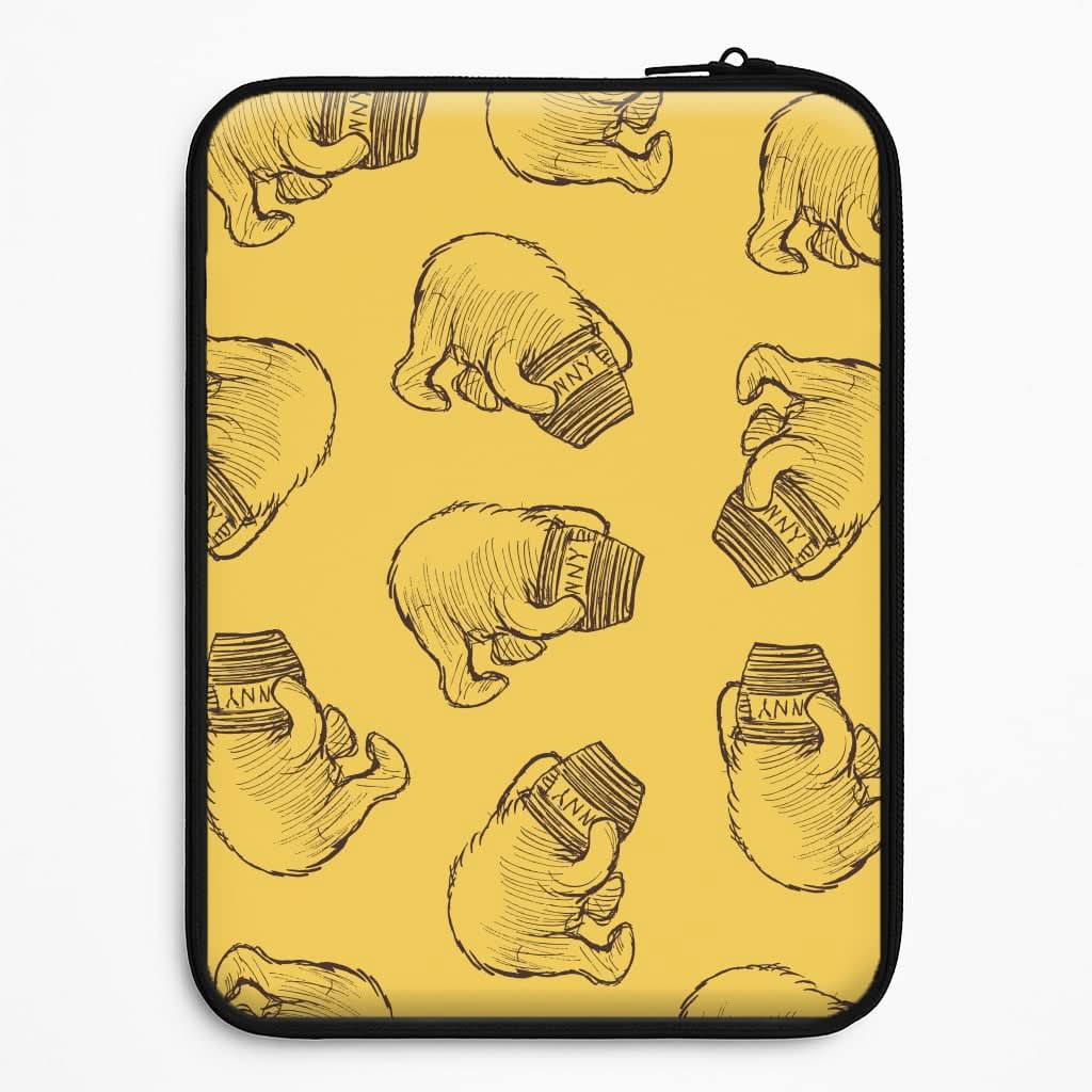 Winnie Honey Pot Pattern Universal Laptop Sleeve