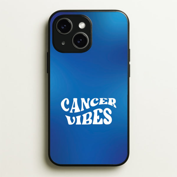 Cancer Vibes Gradient Zodiac iPhone 15 Case