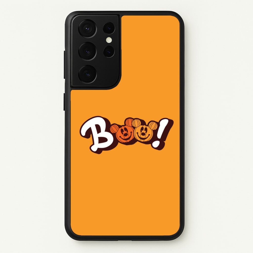 Pumkin Mouse Boo Galaxy S21 Ultra Case