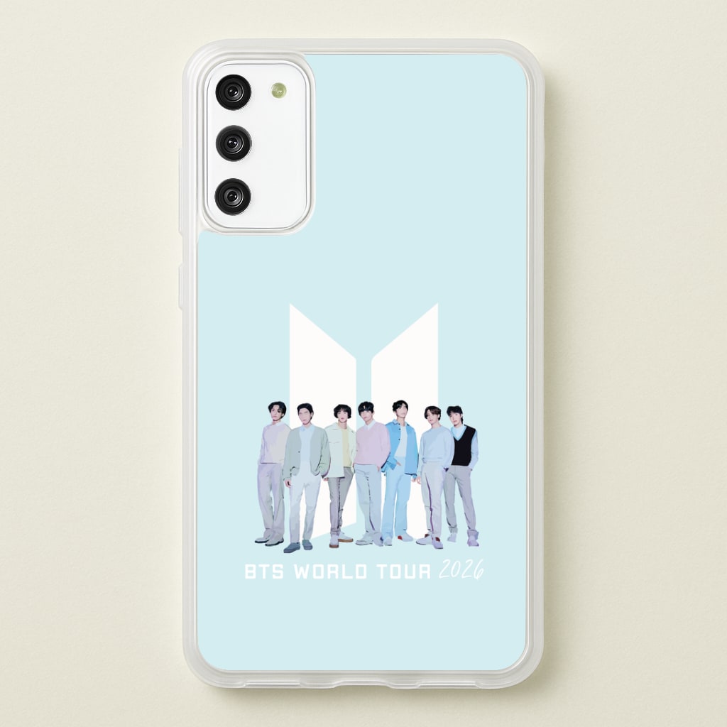 K-Pop Band Tour Pastel Blue Galaxy A41 Case