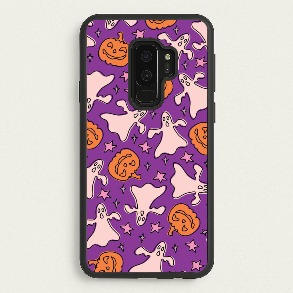 Abstract Halloween Pattern Galaxy S9 Plus Case