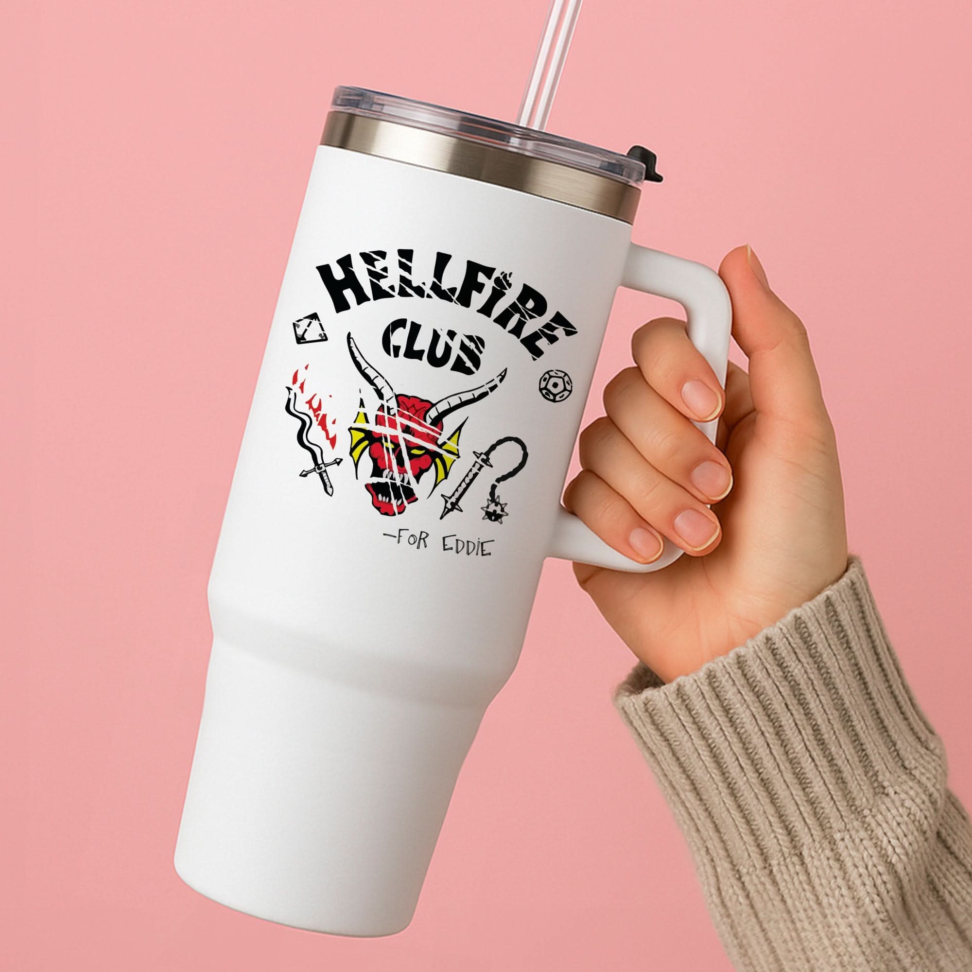 Torn Hellfire Club Tumbler