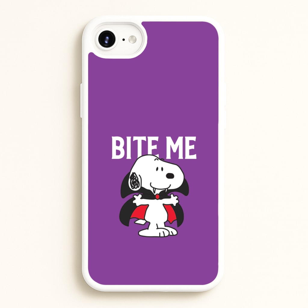 Bite Me Cartoon Beagle iPhone 6 / 7 / 8 / SE Case