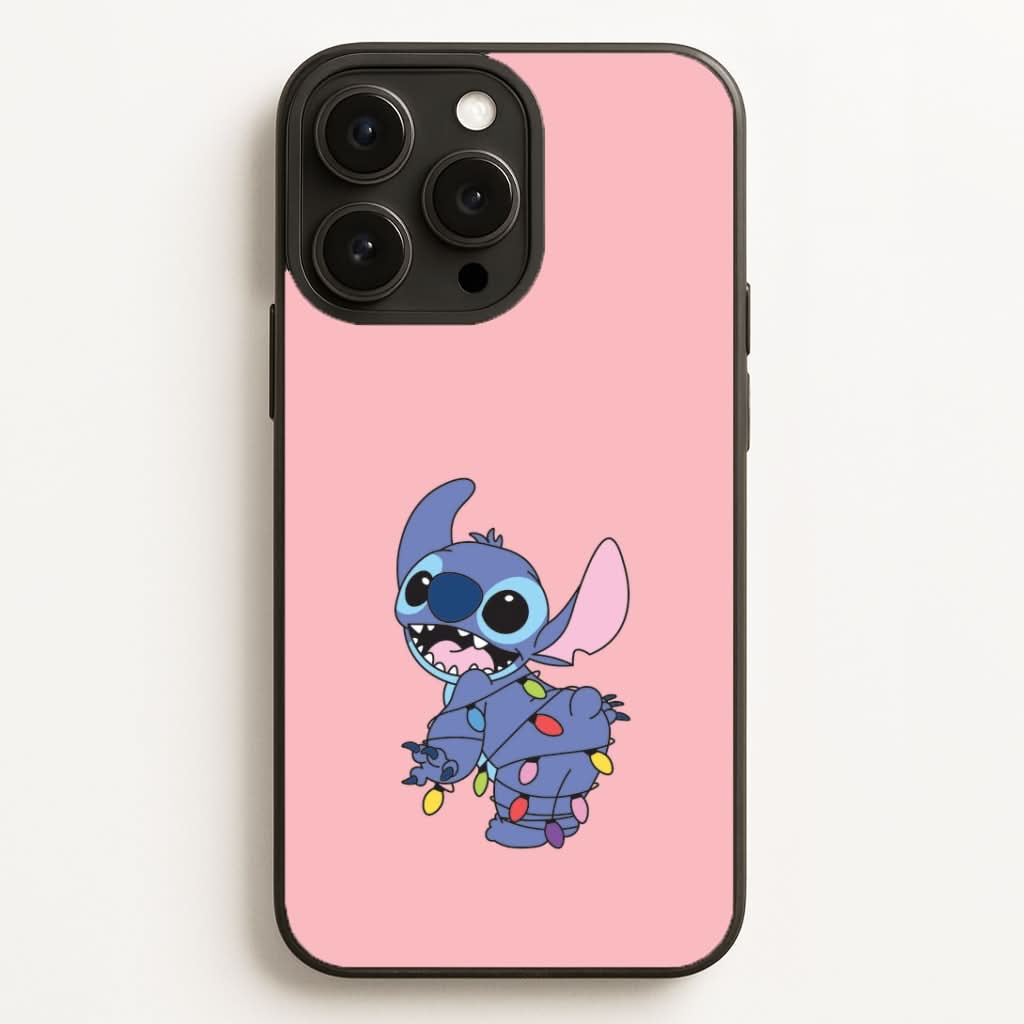Cute Blue Alien Fairylights Phone Case for Apple iPhone, Samsung Galaxy, Huawei and Google Pixel