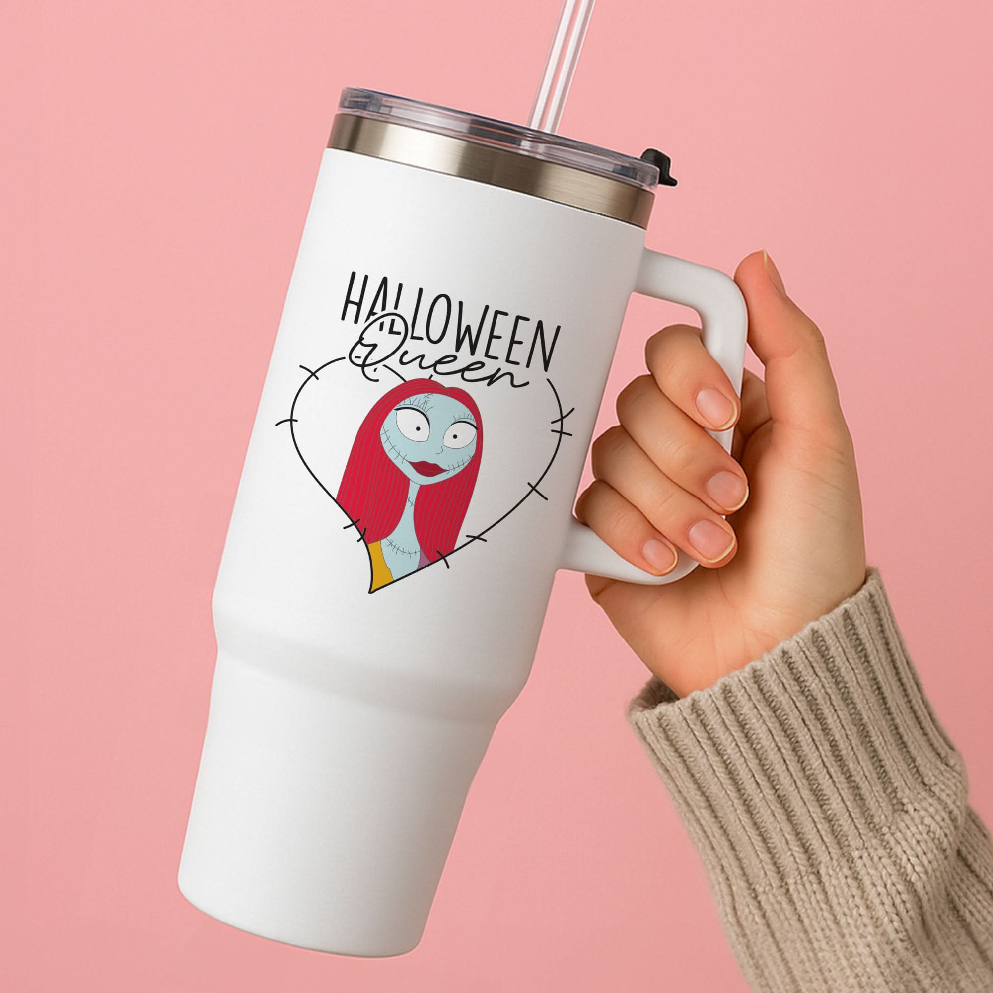 Halloween Queen Heart Tumbler